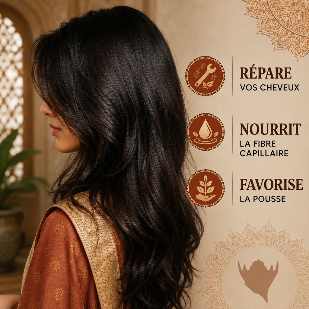 Huile de Coco Indienne pour cheveux