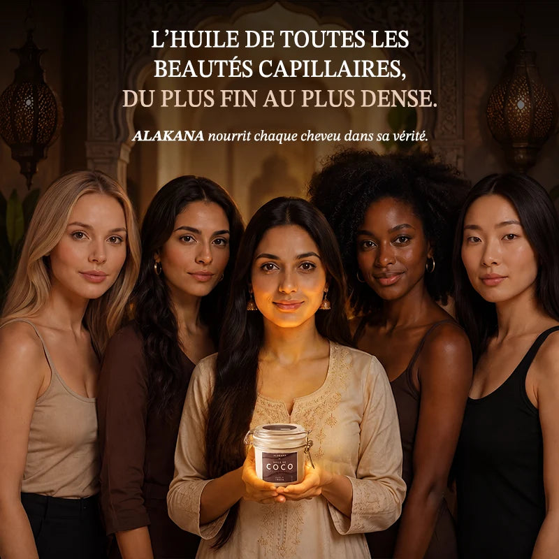 Huile de Coco Indienne pour cheveux