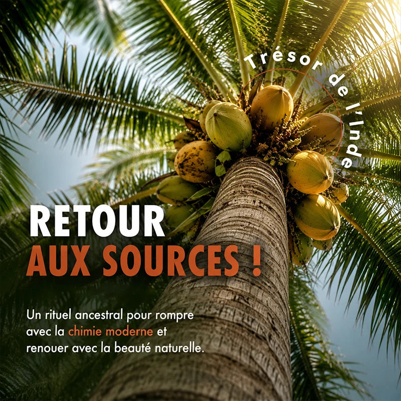 Huile de Coco Indienne pour cheveux